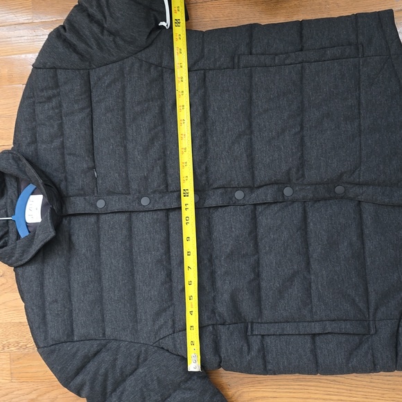 STYLUS BRAND MENS DARK GRAY HEATHER SNAP FRONT WINTER COAT SIZE XL - Picture 9 of 13